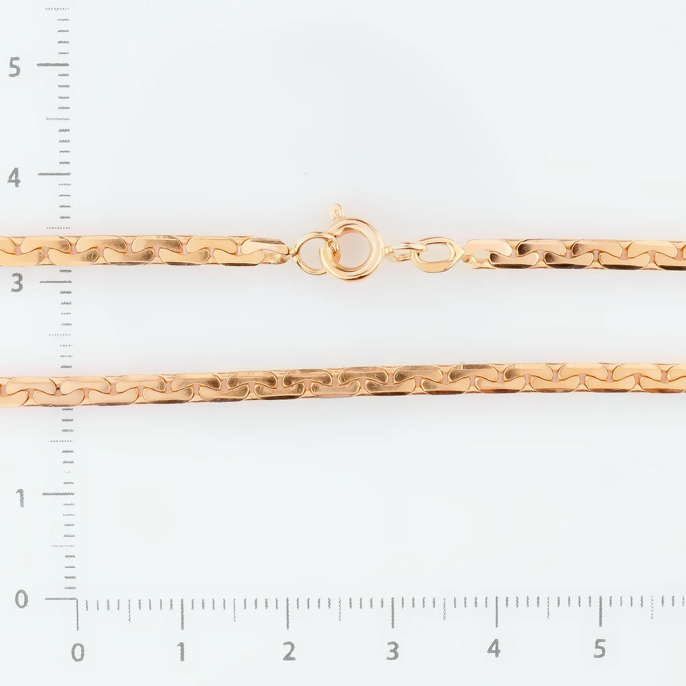 Цепь из красного золота 585 пробы