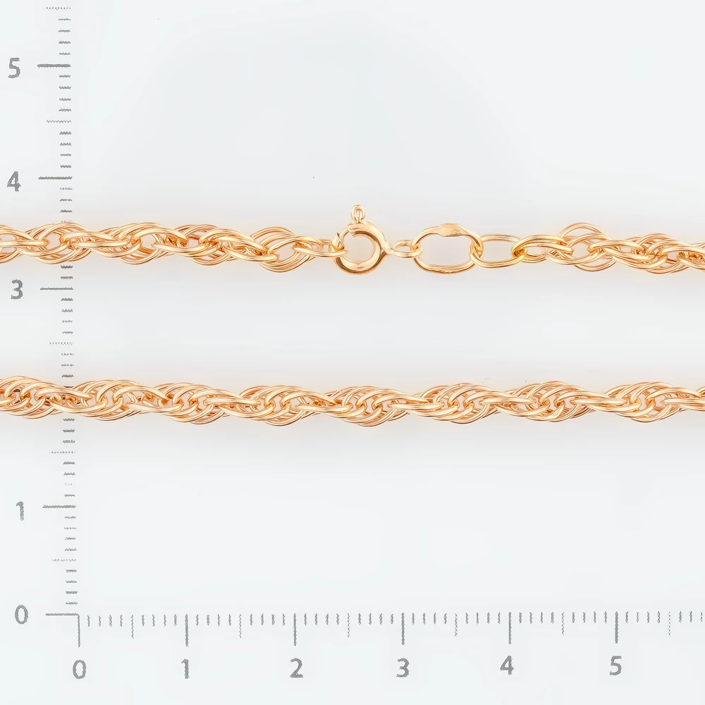 Цепь из красного золота 585 пробы