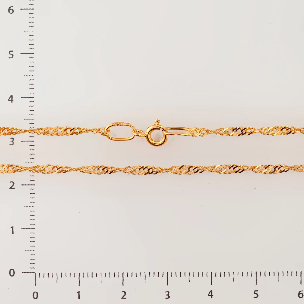 Цепь из красного золота 585 пробы