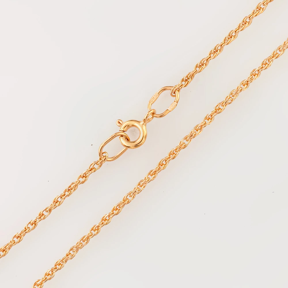 Цепь из красного золота 585 пробы