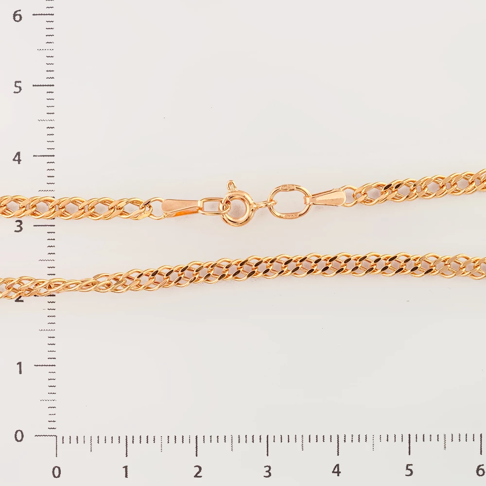 Цепь из красного золота 585 пробы