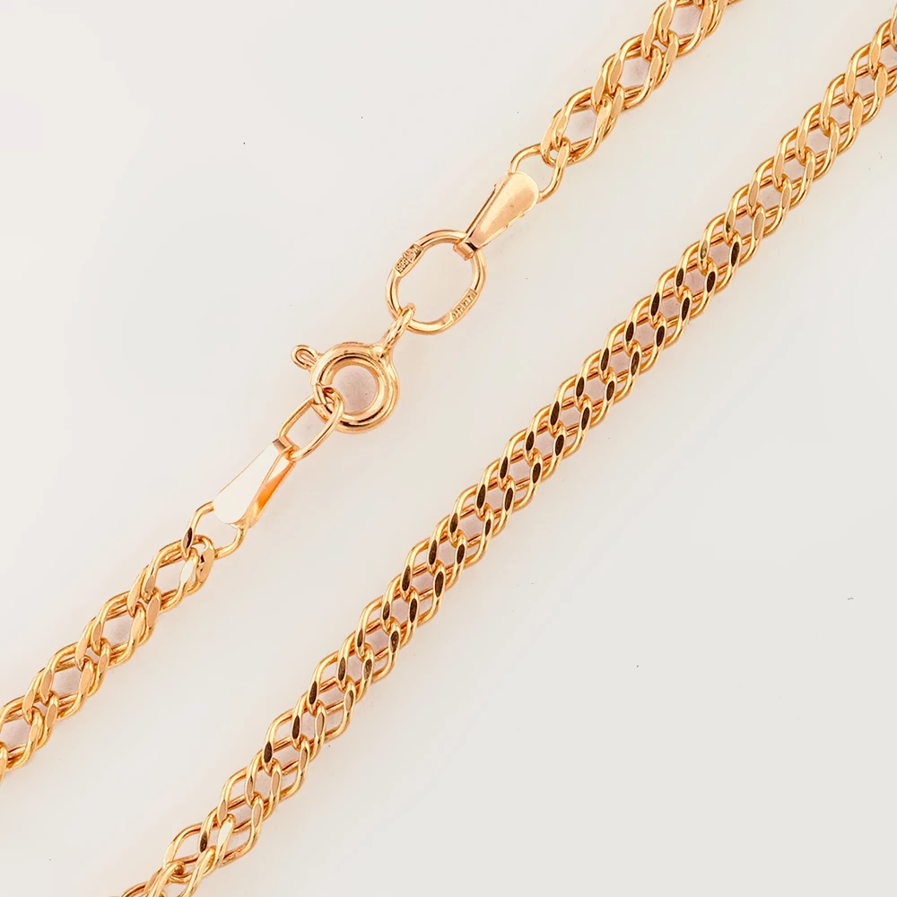 Цепь из красного золота 585 пробы