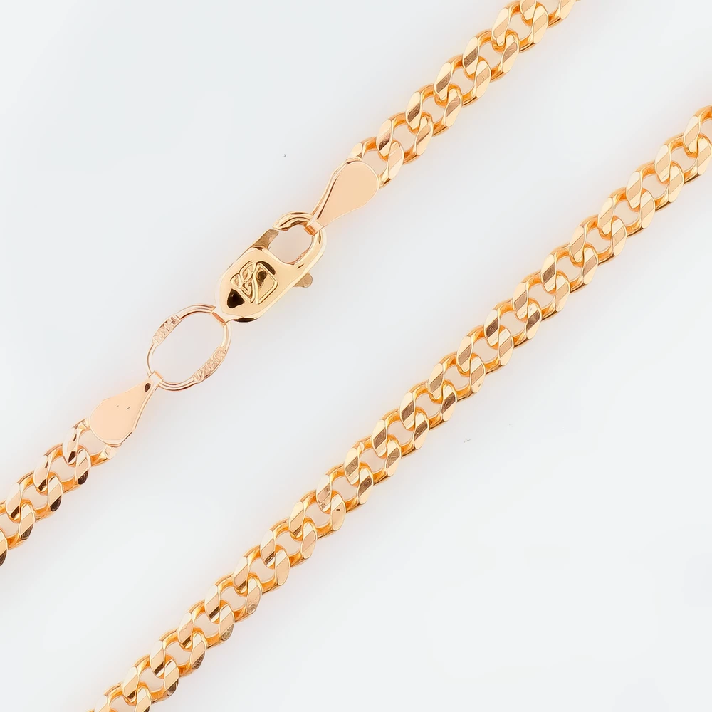 Цепь из красного золота 585 пробы