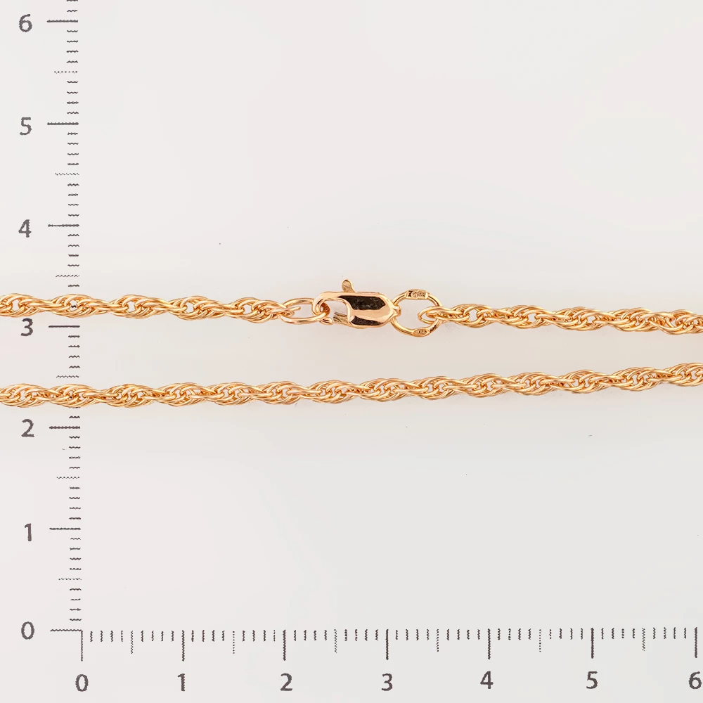 Цепь из красного золота 585 пробы