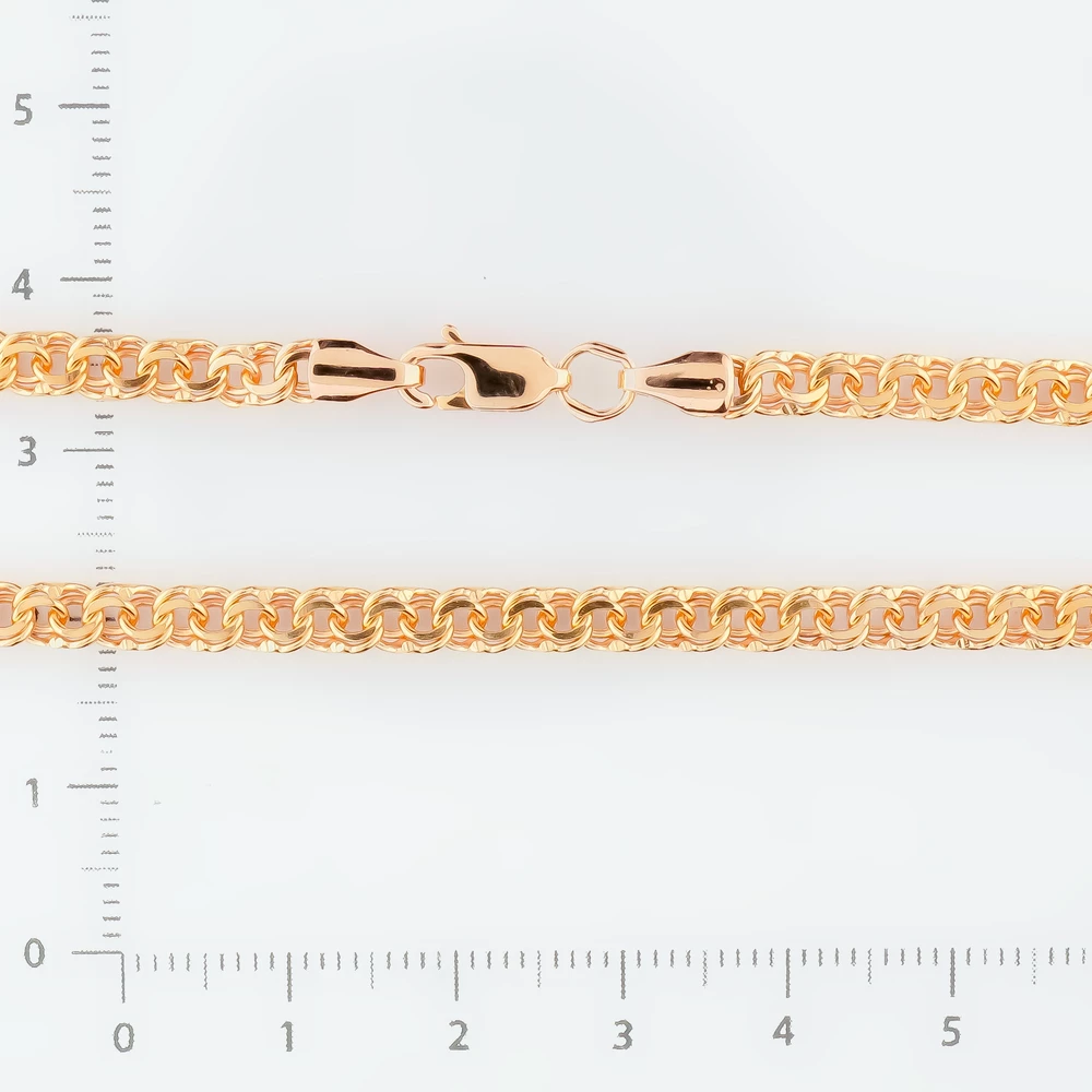 Цепь из красного золота 585 пробы