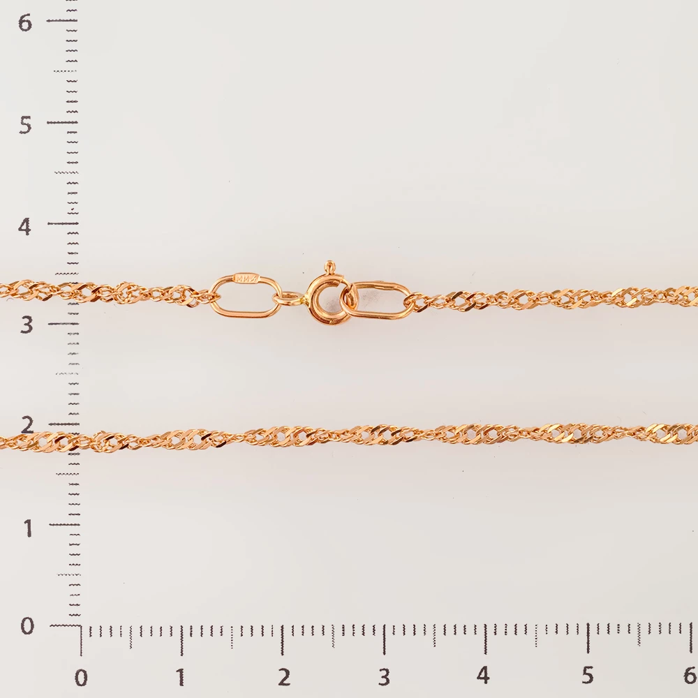 Цепь из красного золота 585 пробы