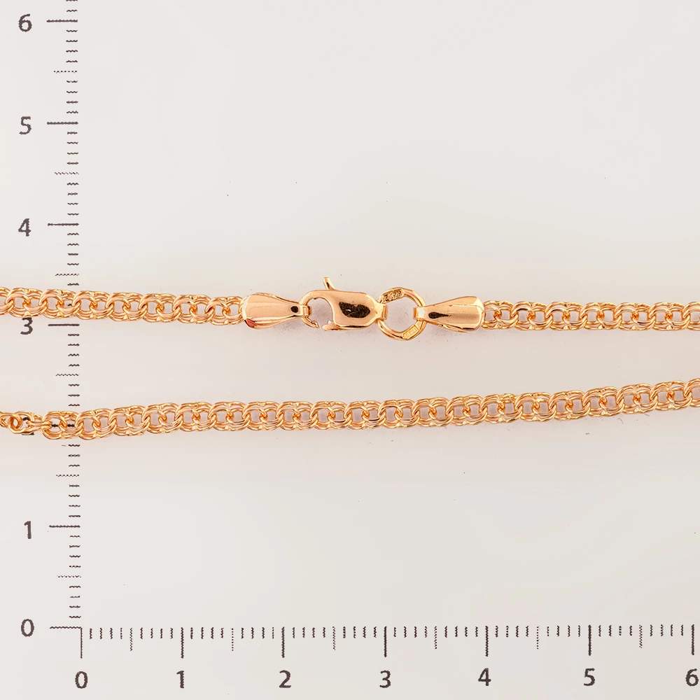 Цепь из красного золота 585 пробы
