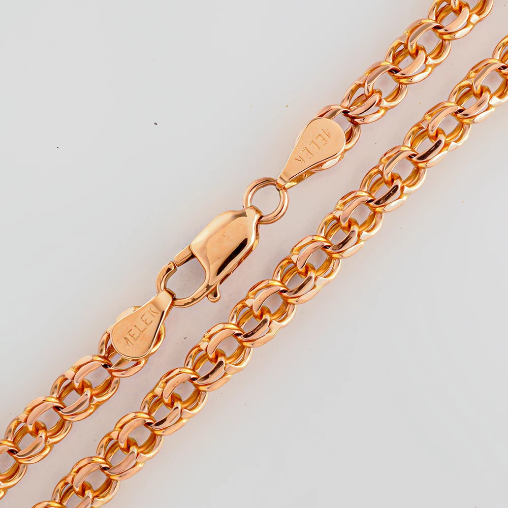 Цепь из красного золота 585 пробы