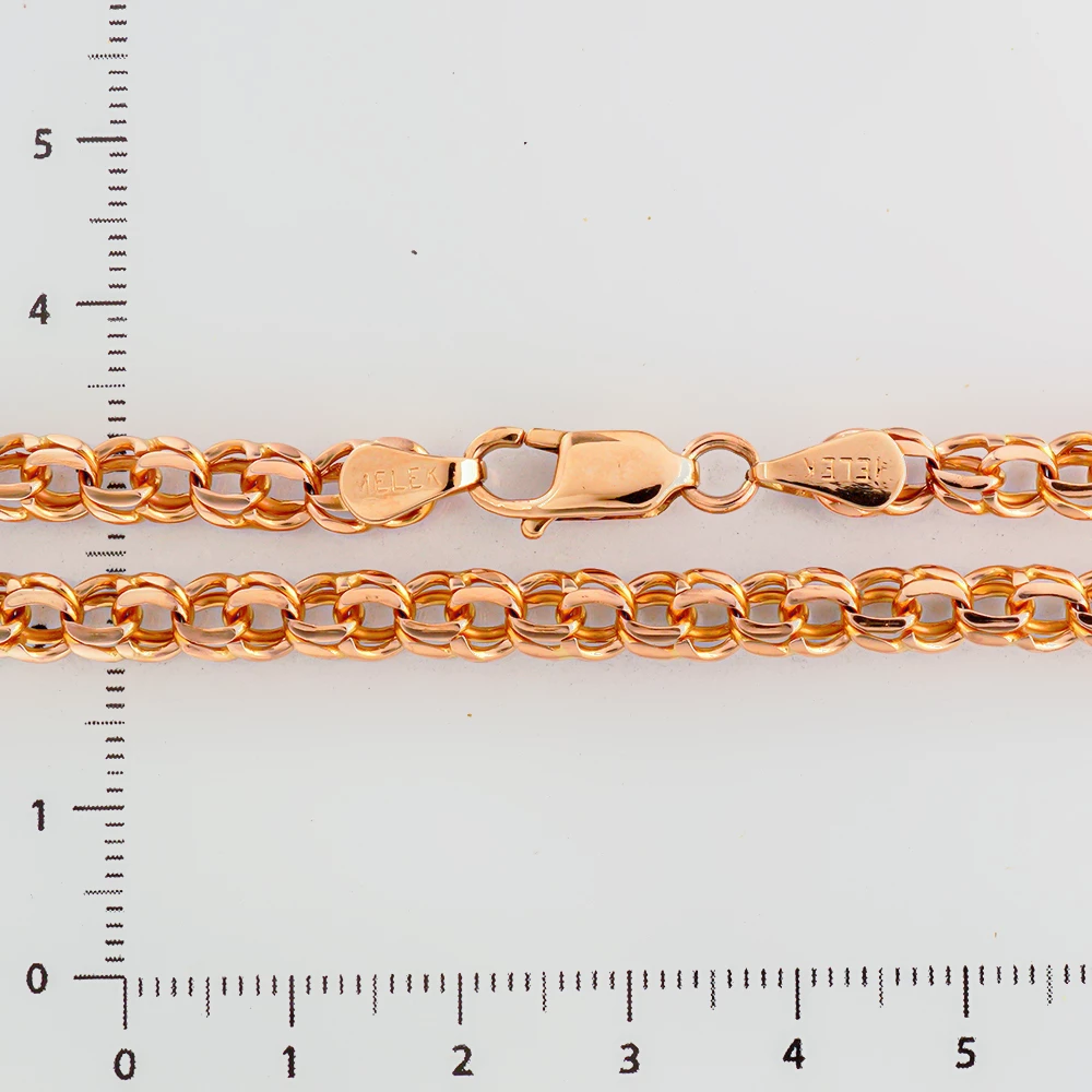 Цепь из красного золота 585 пробы