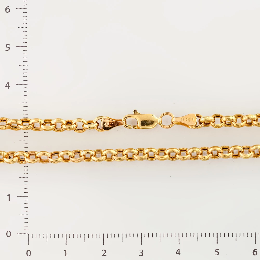 Цепь из желтого золота 585 пробы