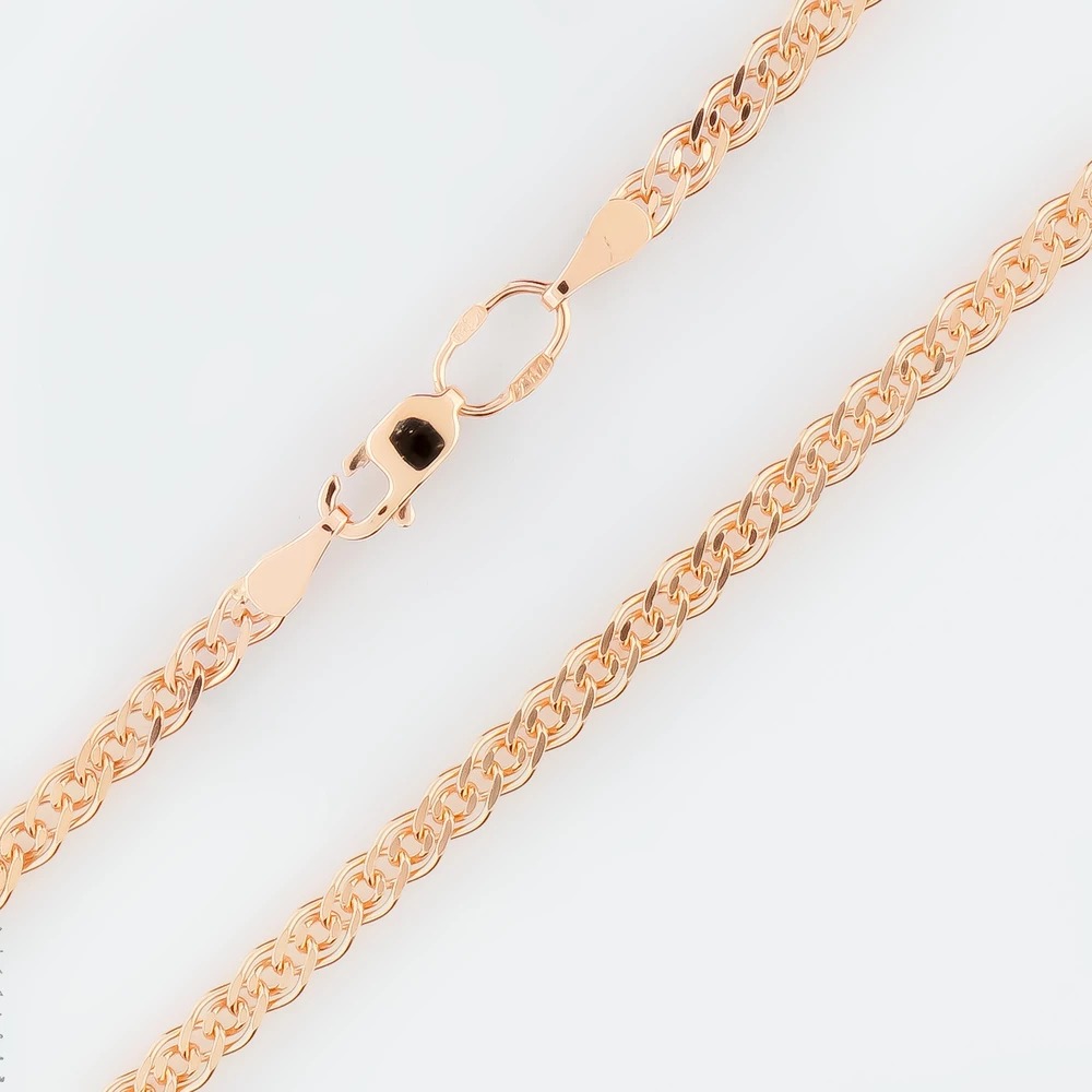 Цепь из красного золота 585 пробы