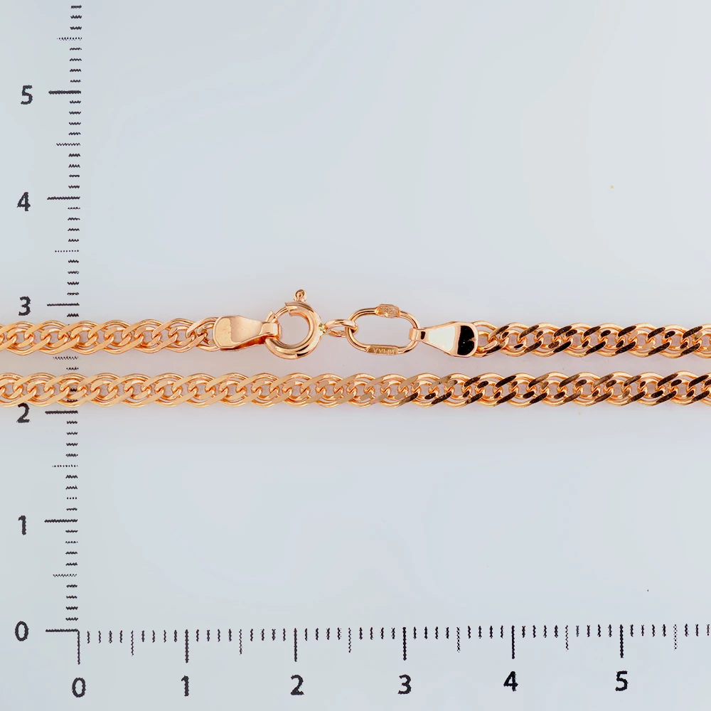 Цепь из красного золота 585 пробы