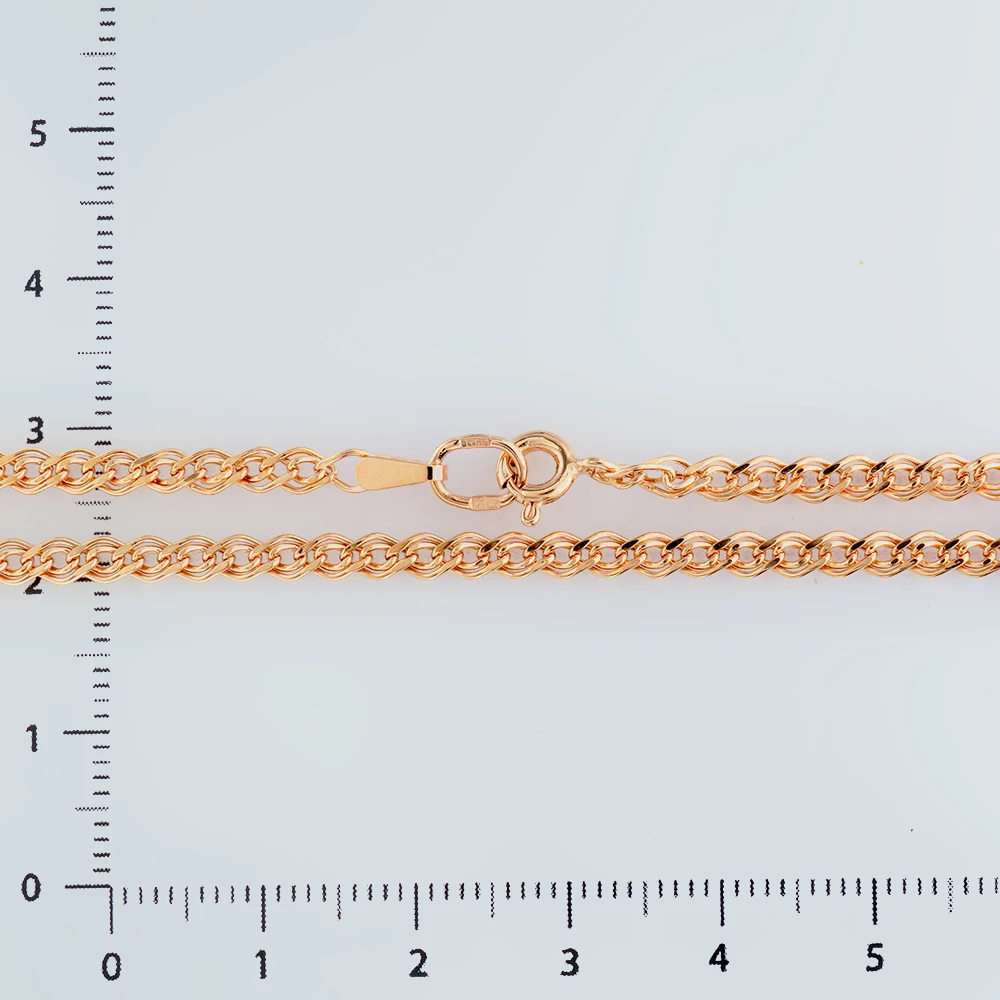 Цепь из красного золота 585 пробы