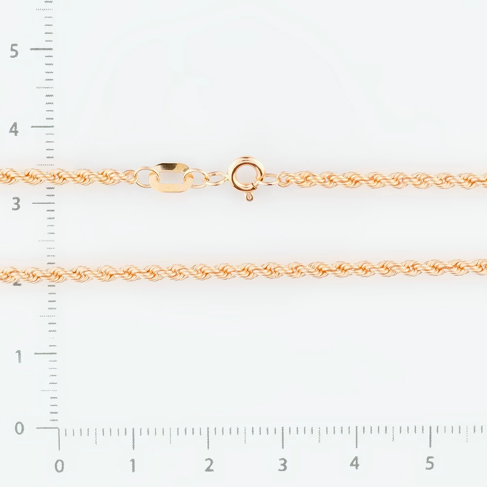 Цепь из красного золота 585 пробы