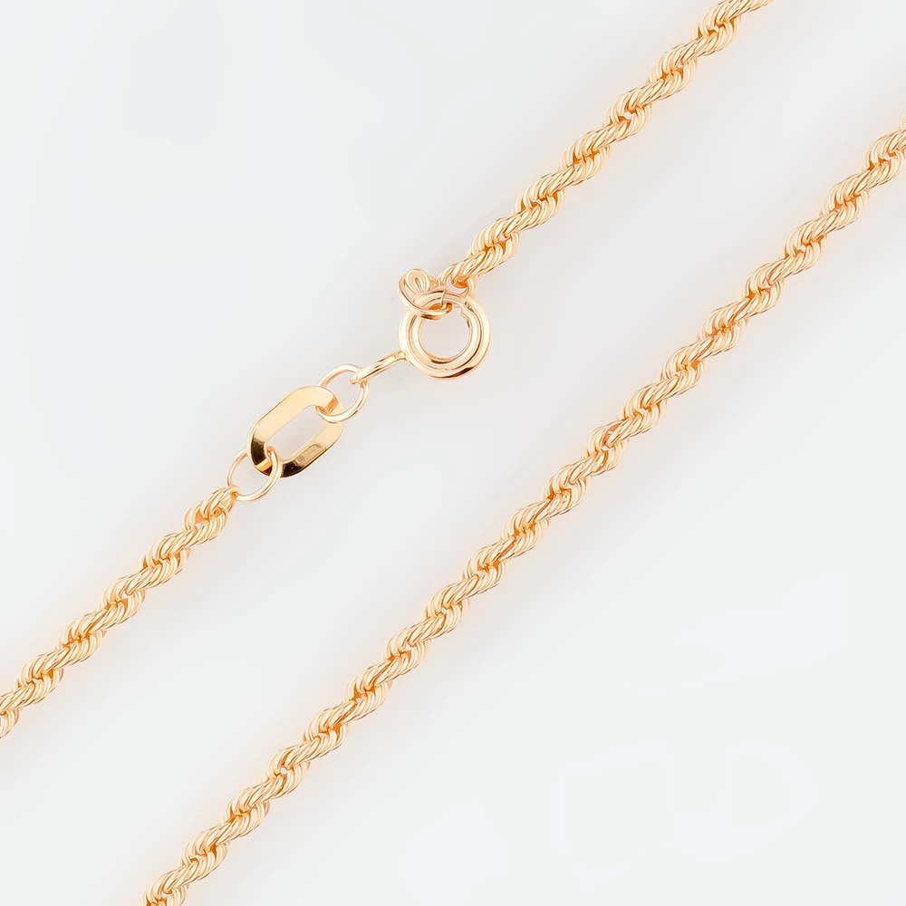 Цепь из красного золота 585 пробы