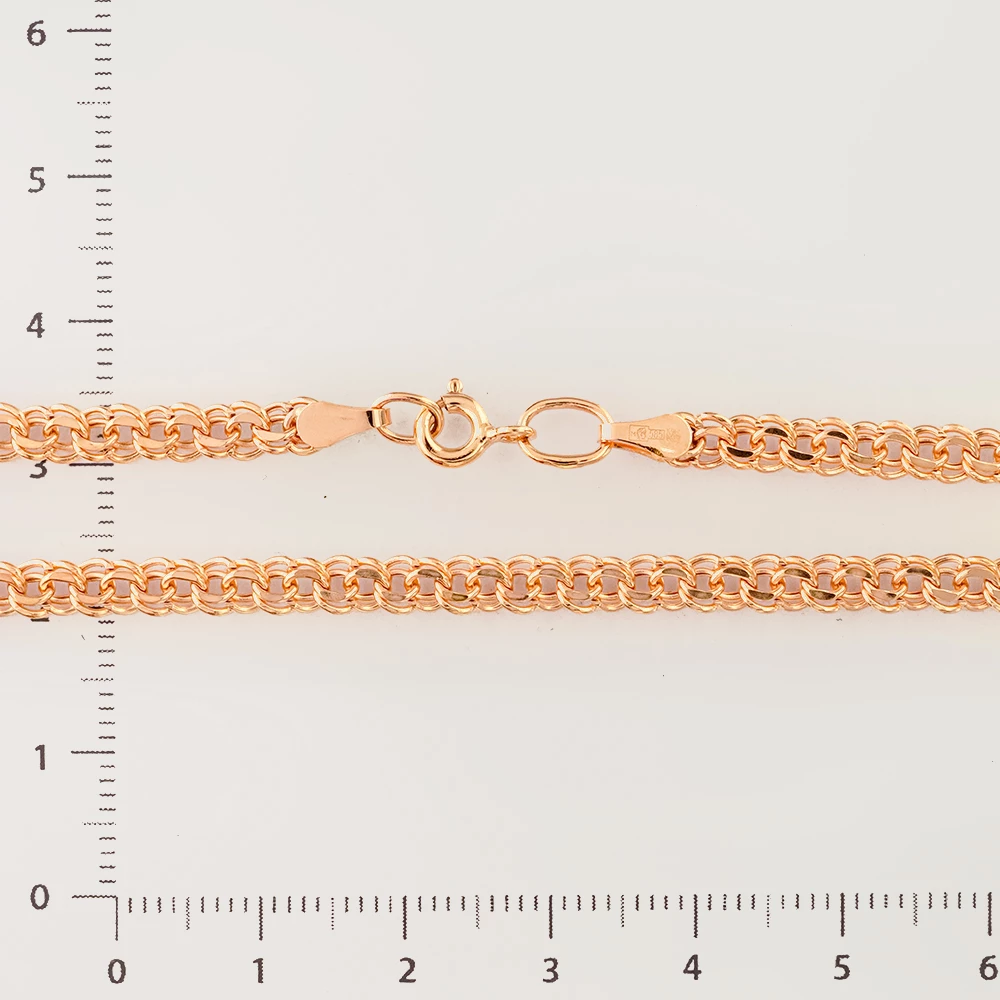 Цепь из красного золота 585 пробы