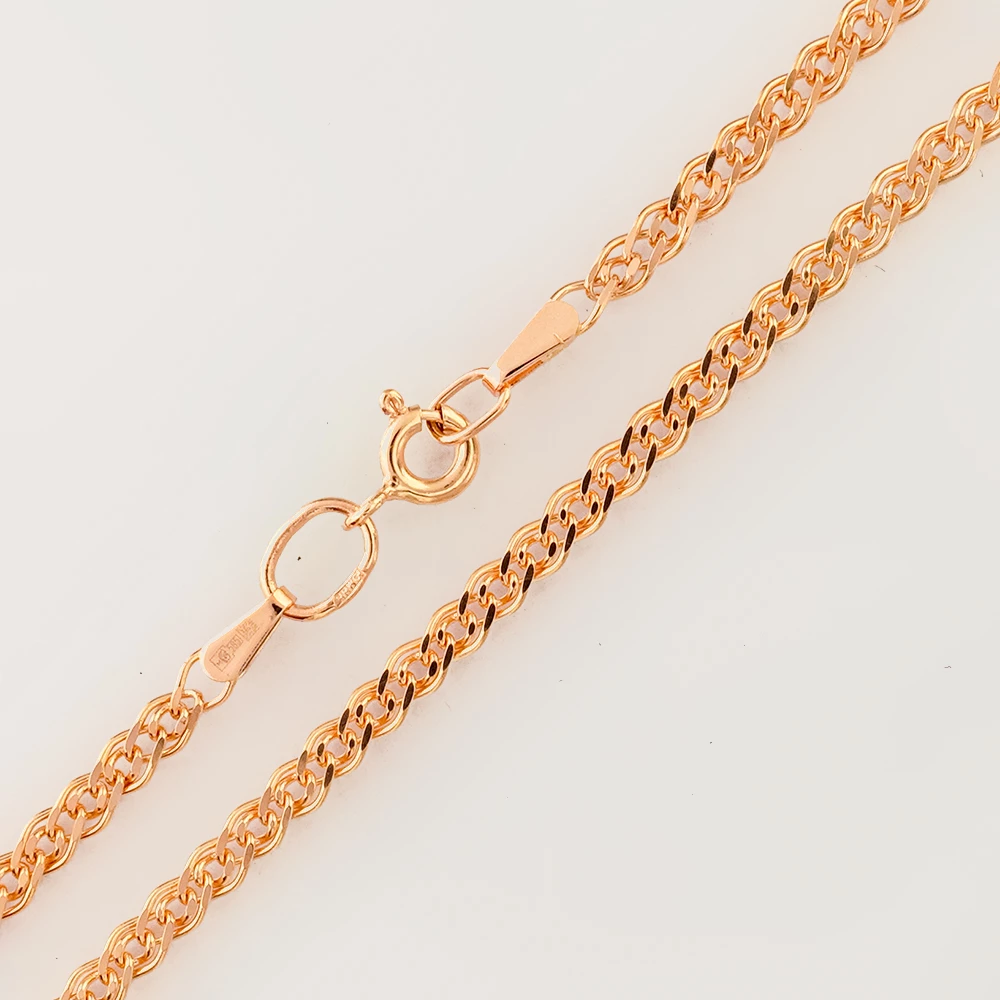 Цепь из красного золота 585 пробы