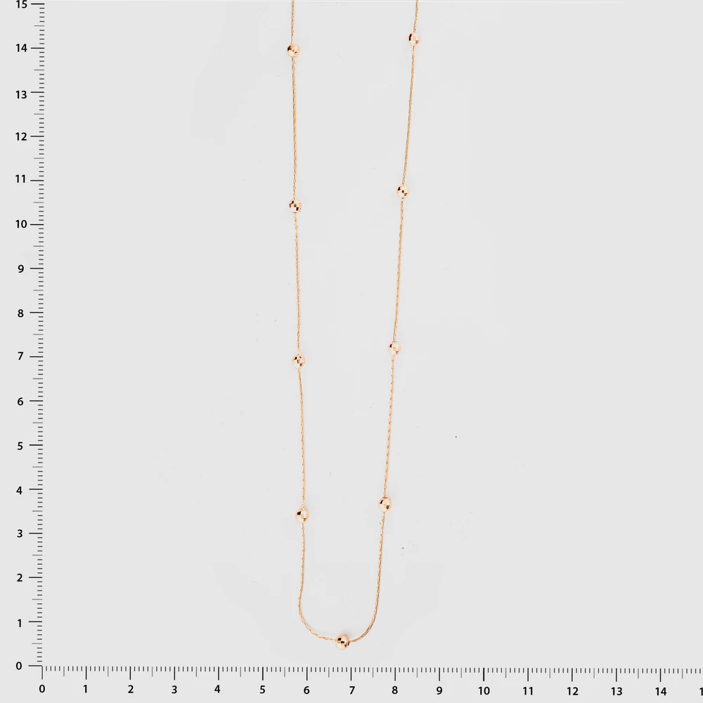 Цепь из красного золота 585 пробы