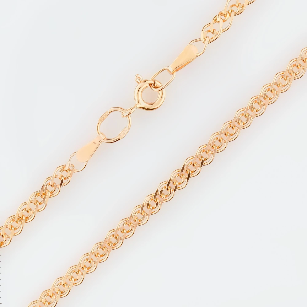 Цепь из красного золота 585 пробы