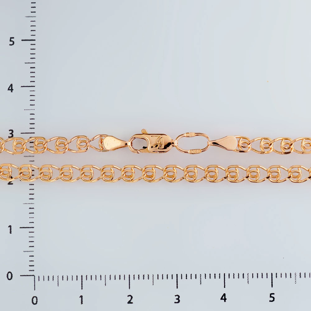 Цепь из красного золота 585 пробы