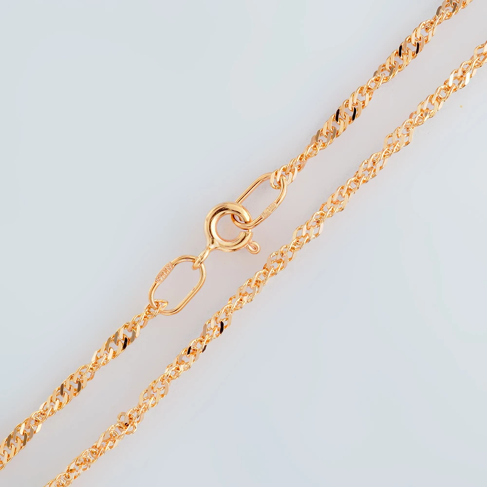 Цепь из красного золота 585 пробы