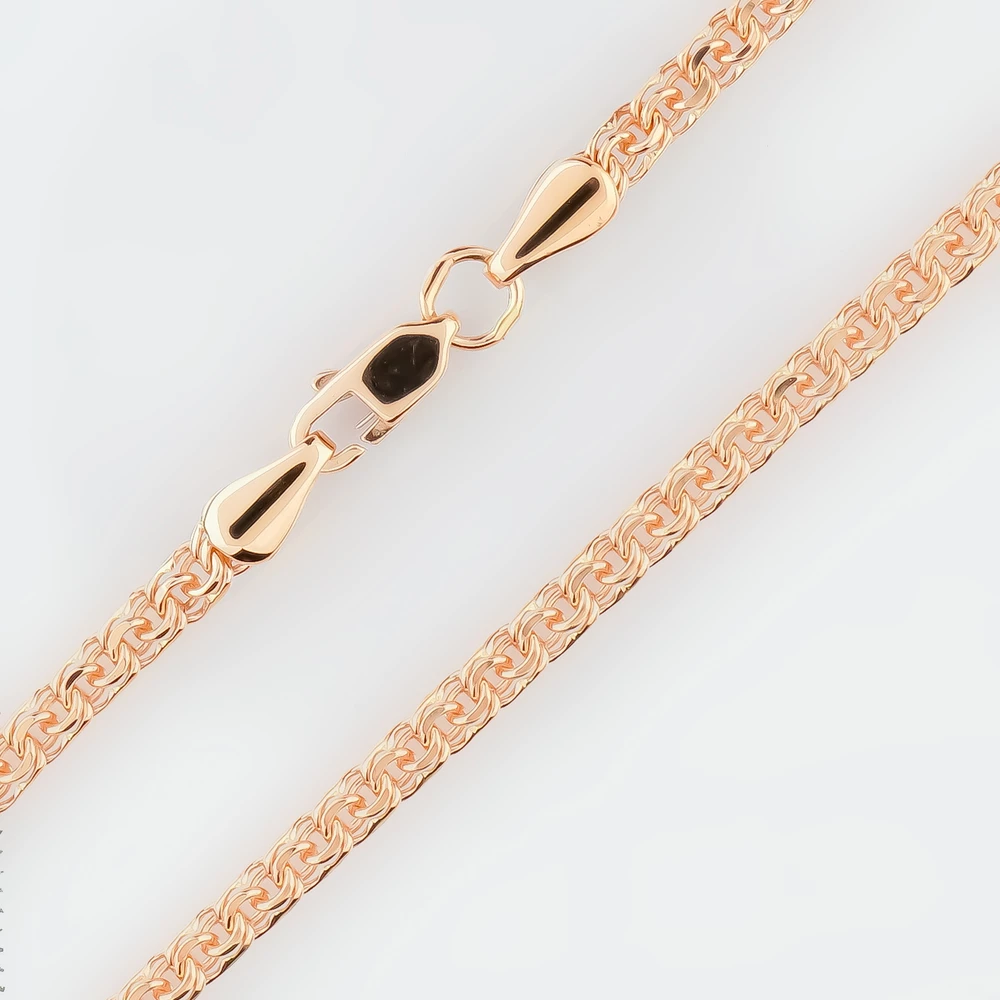 Цепь из красного золота 585 пробы