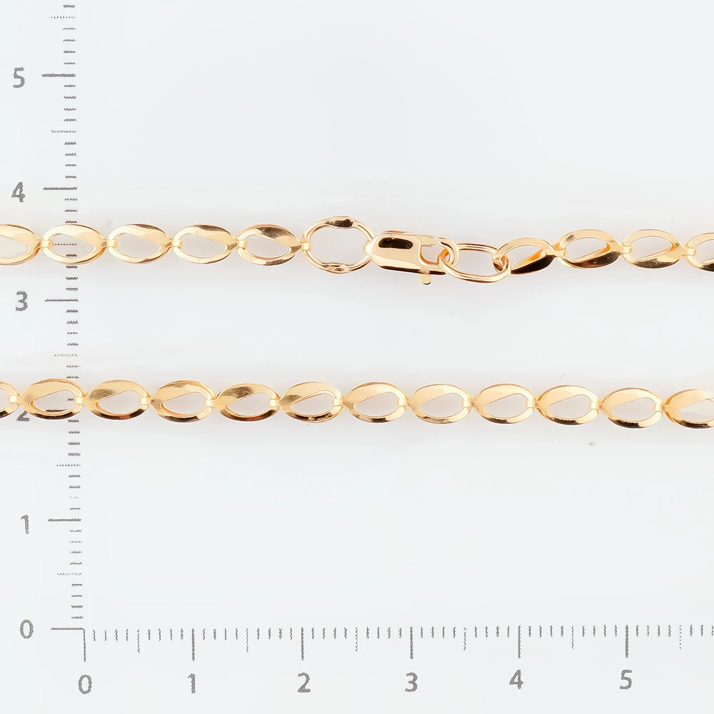 Цепь из красного золота 585 пробы