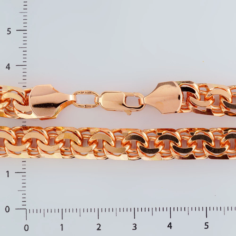 Цепь из красного золота 585 пробы