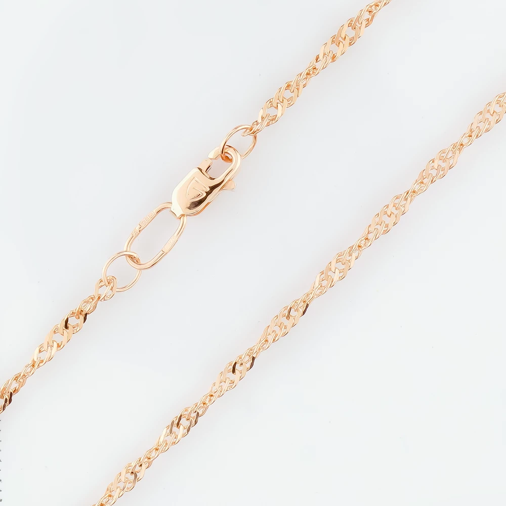 Цепь из красного золота 585 пробы