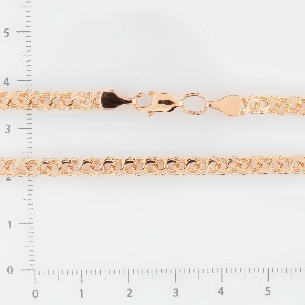 Цепь из красного золота 585 пробы