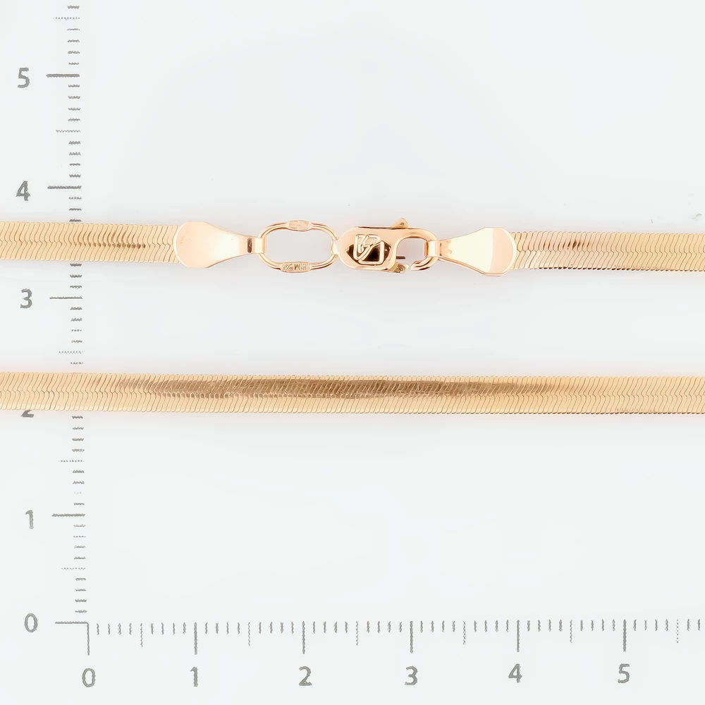 Цепь из красного золота 585 пробы