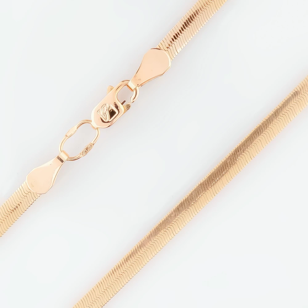 Цепь из красного золота 585 пробы