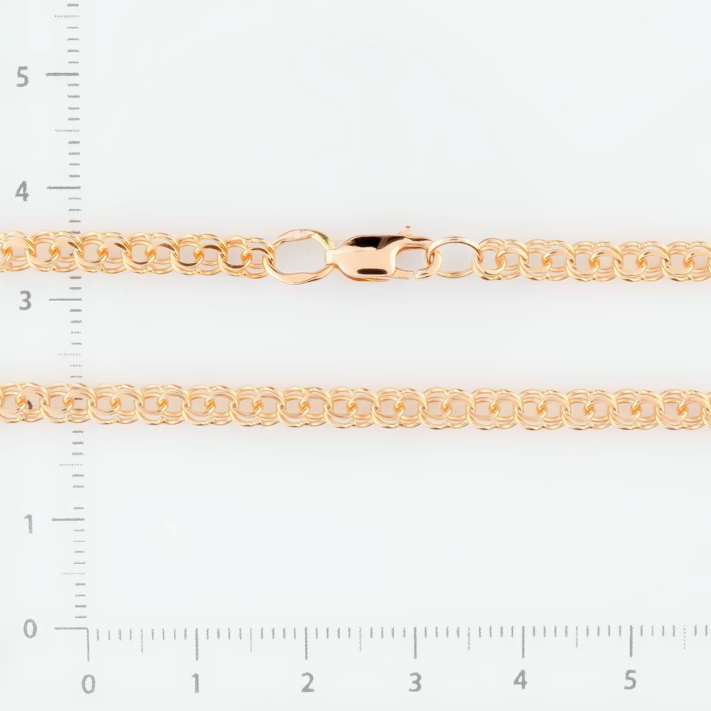 Цепь из красного золота 585 пробы