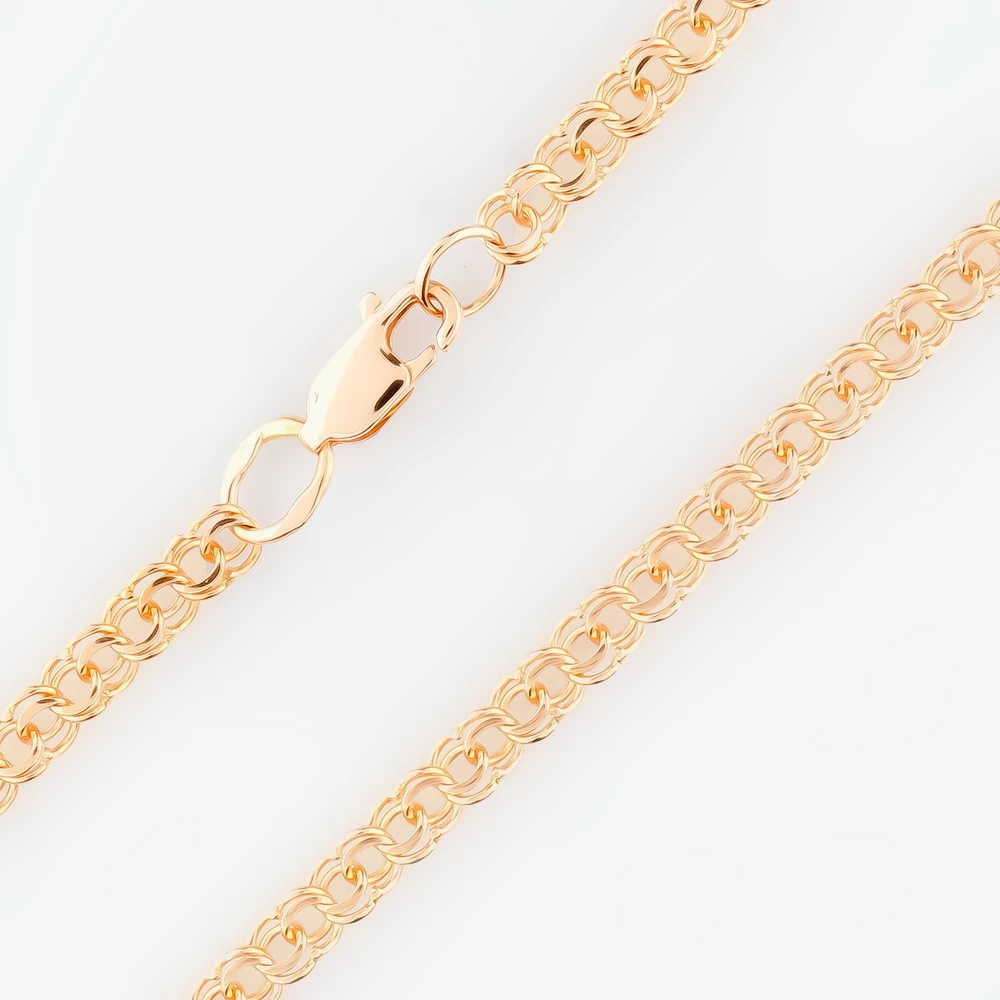 Цепь из красного золота 585 пробы