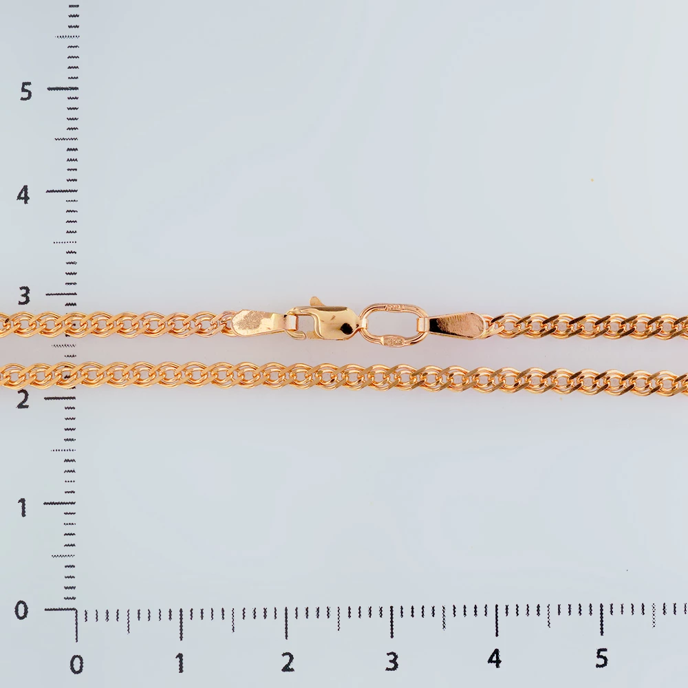 Цепь из красного золота 585 пробы