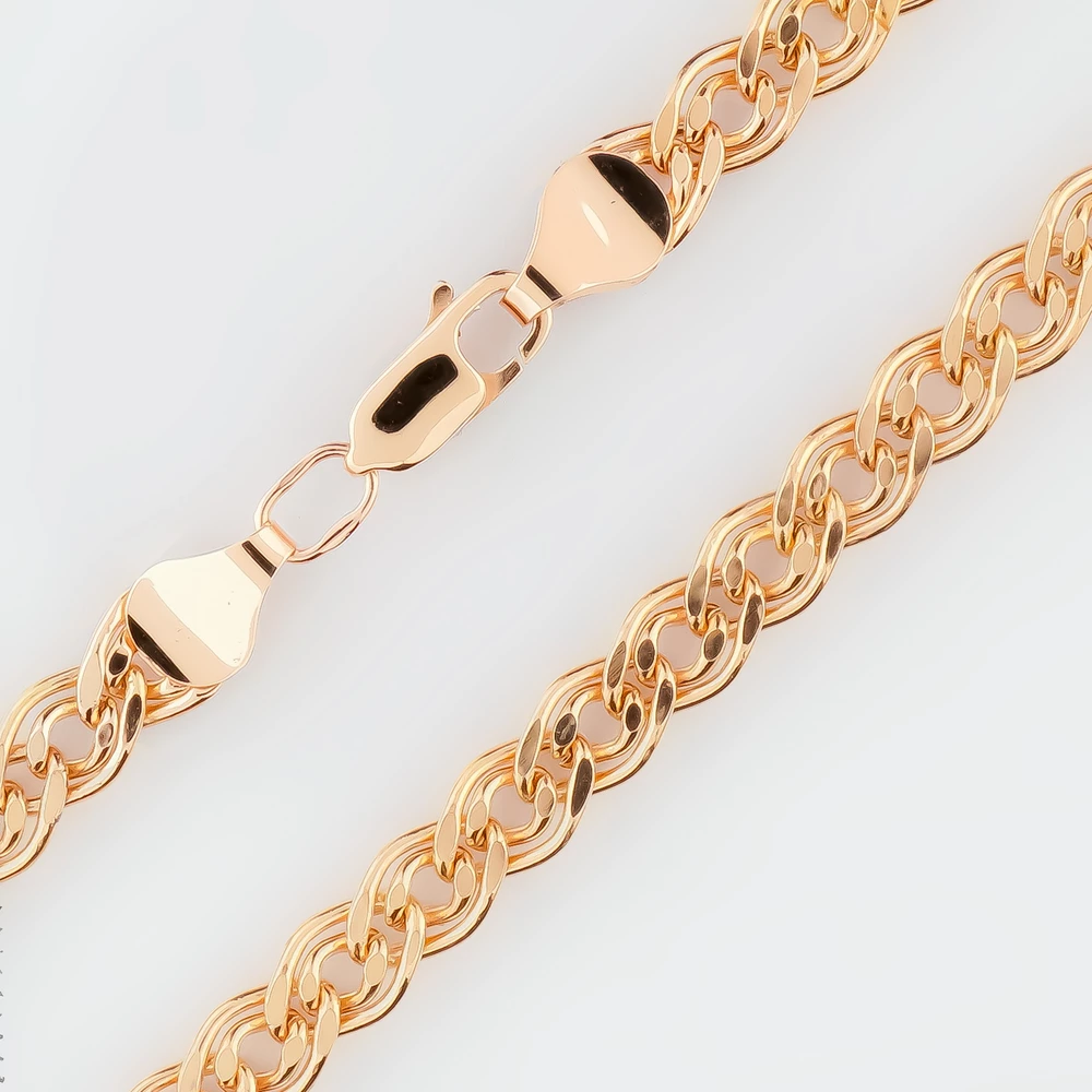 Цепь из красного золота 585 пробы