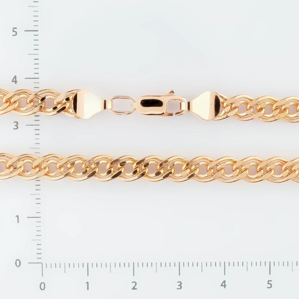 Цепь из красного золота 585 пробы