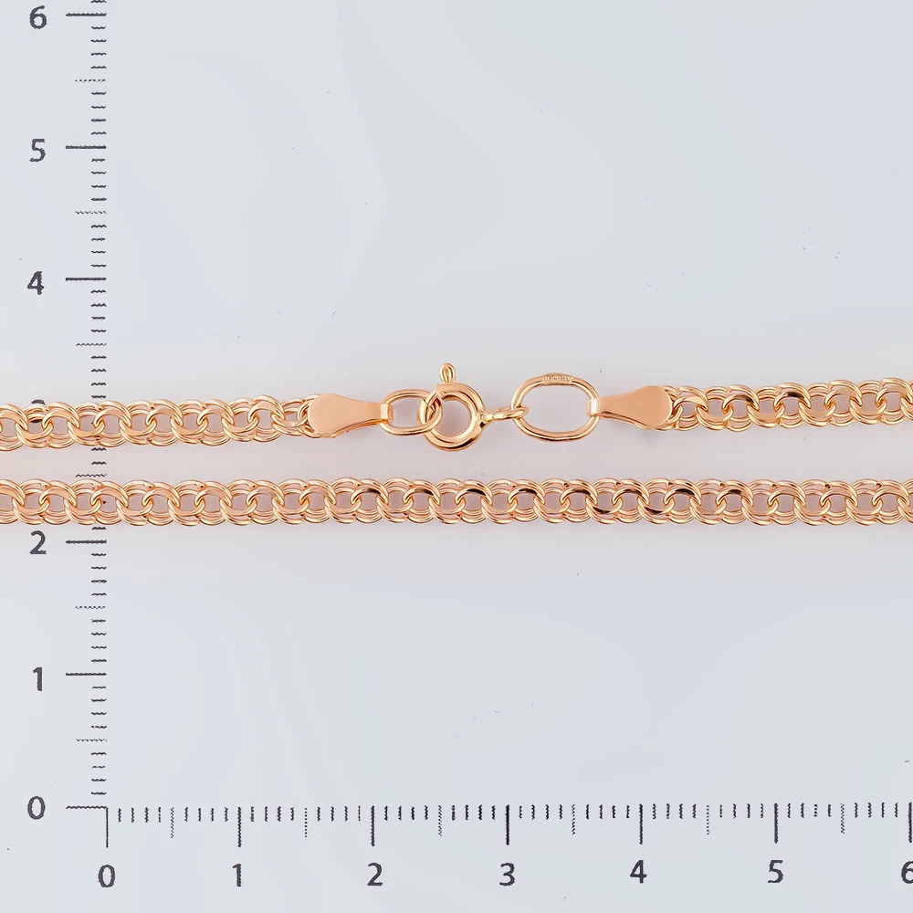 Цепь из красного золота 585 пробы