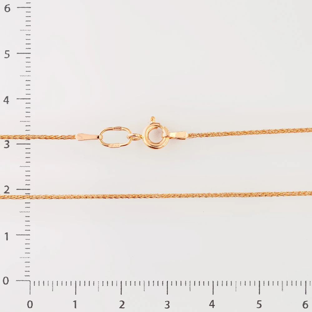 Цепь из красного золота 585 пробы