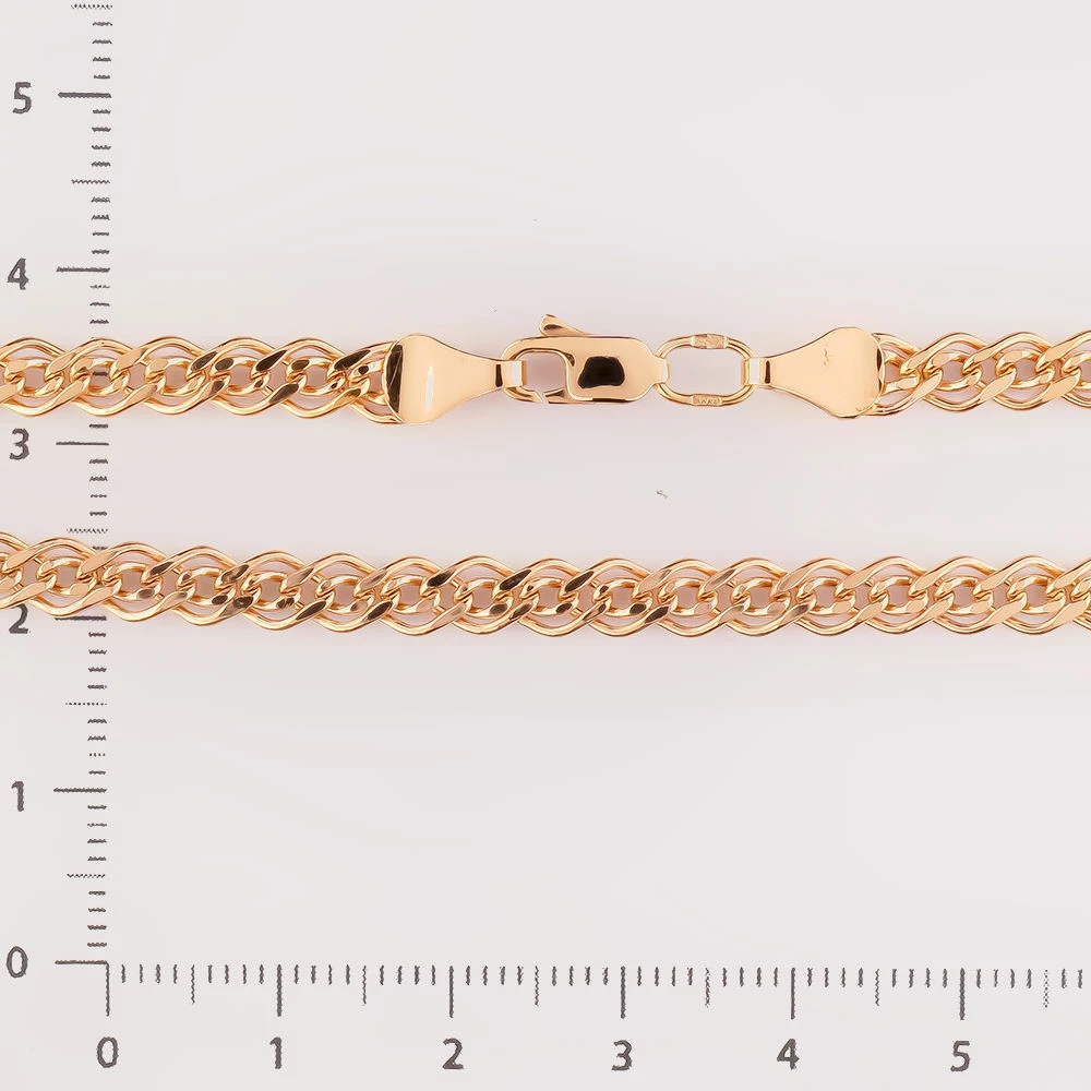 Цепь из красного золота 585 пробы