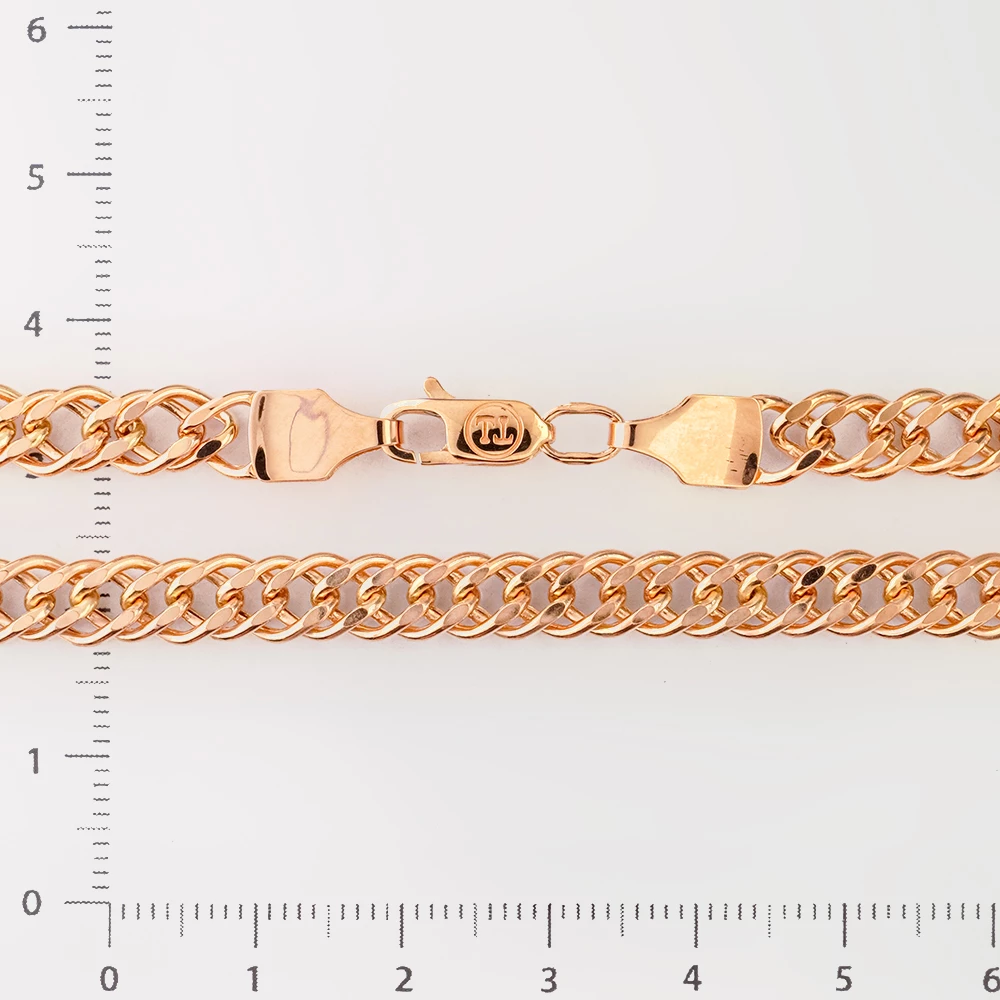 Цепь из красного золота 585 пробы