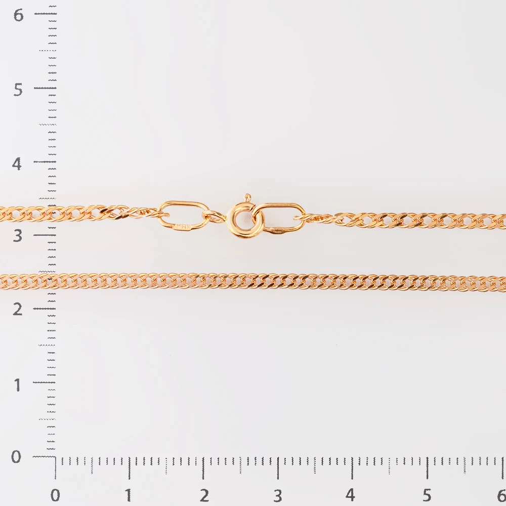 Цепь из красного золота 585 пробы