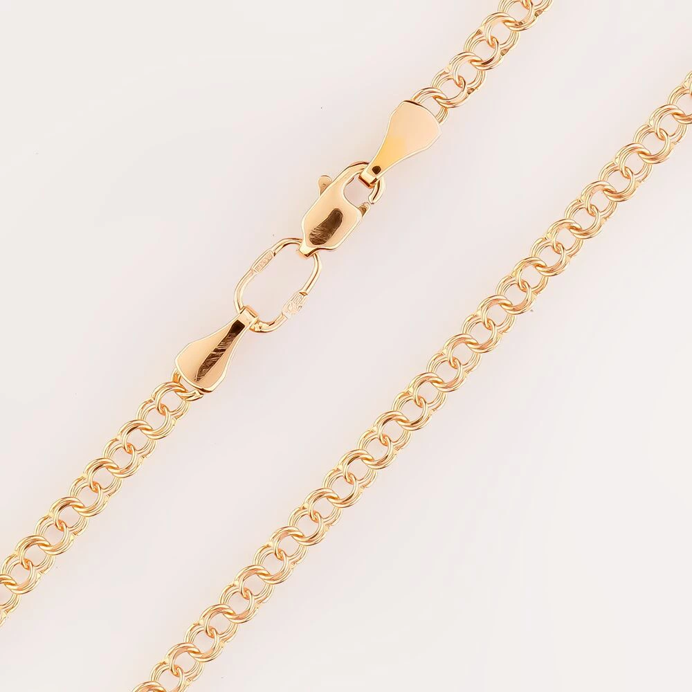 Цепь из красного золота 585 пробы