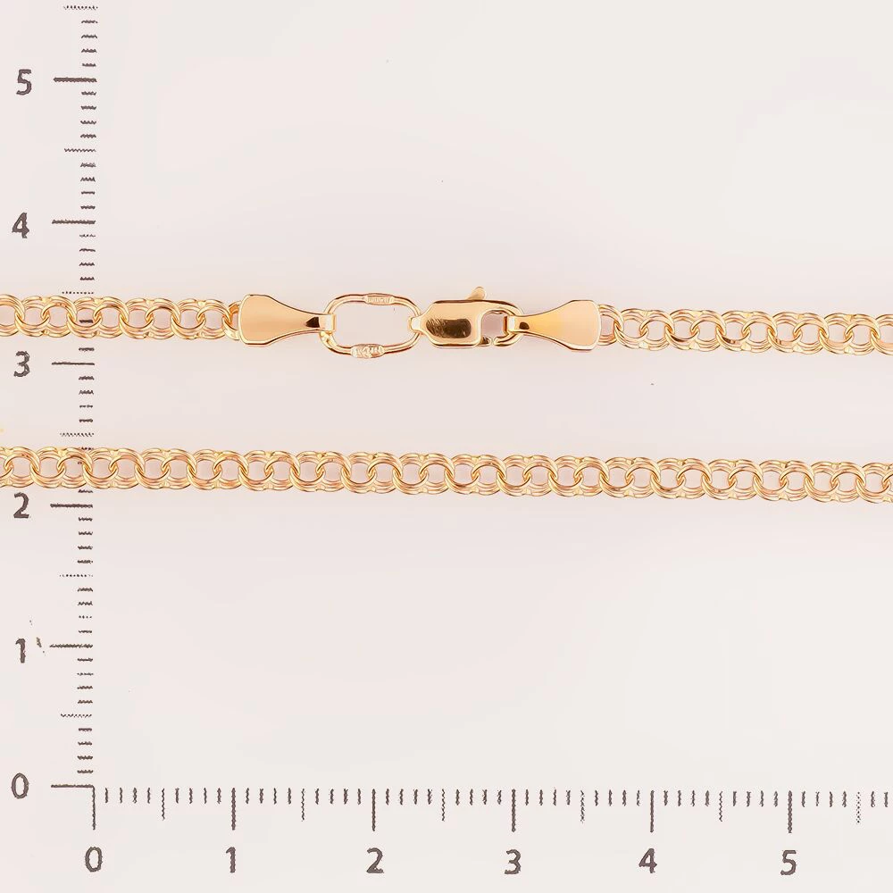 Цепь из красного золота 585 пробы