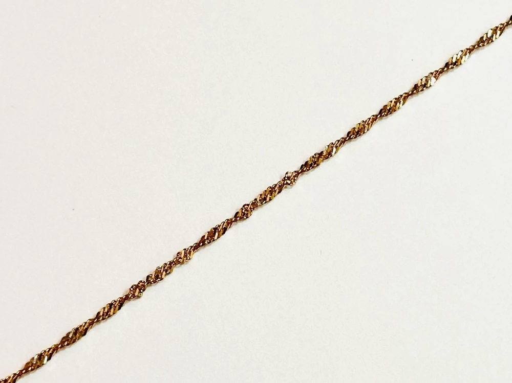 Цепь из красного золота 585 пробы