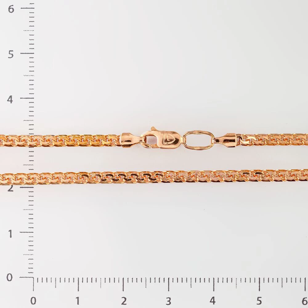 Цепь из красного золота 585 пробы