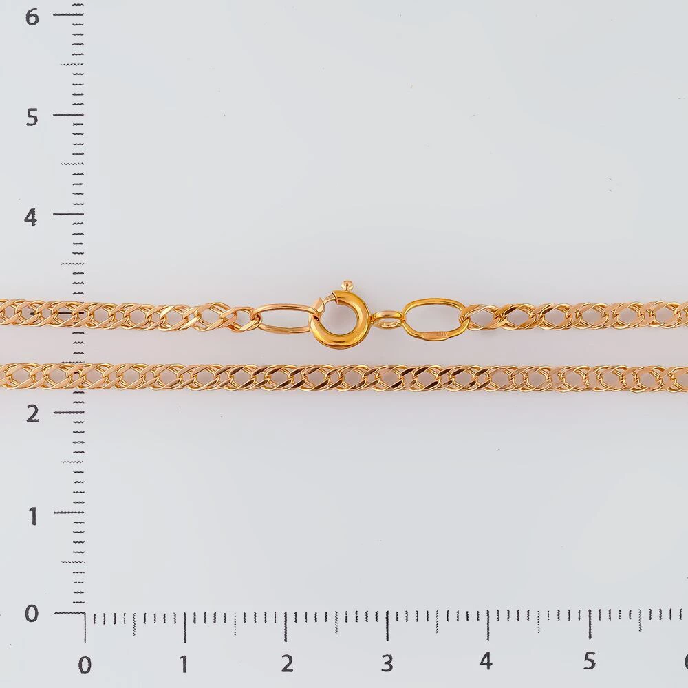 Цепь из красного золота 585 пробы