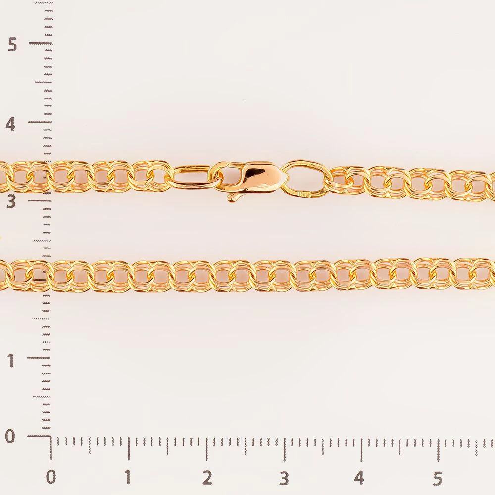 Цепь из красного золота 583 пробы