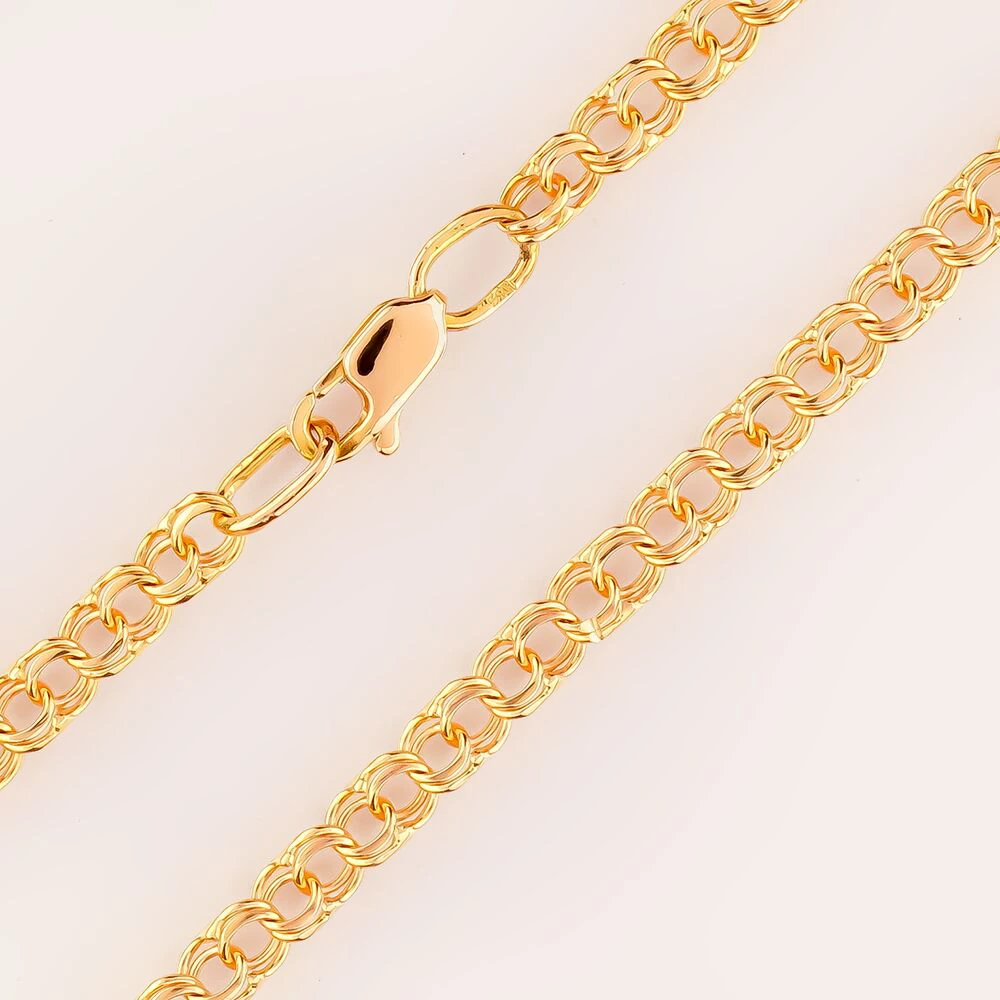 Цепь из красного золота 583 пробы