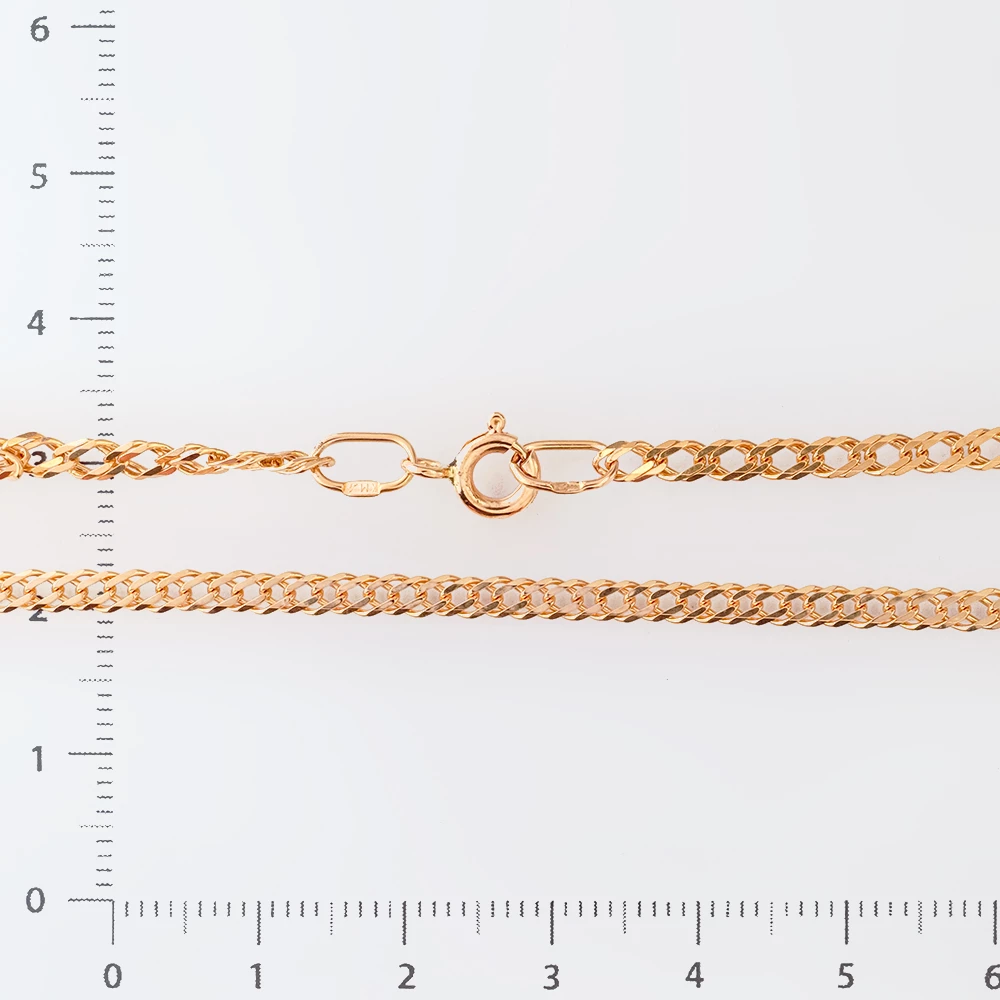 Цепь из красного золота 585 пробы